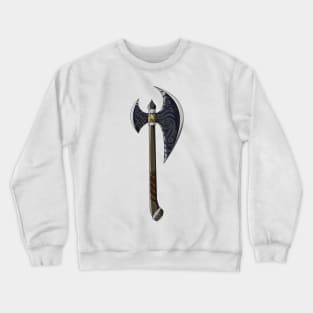 Ornate Edge - Fantasy Battle Axe Crewneck Sweatshirt